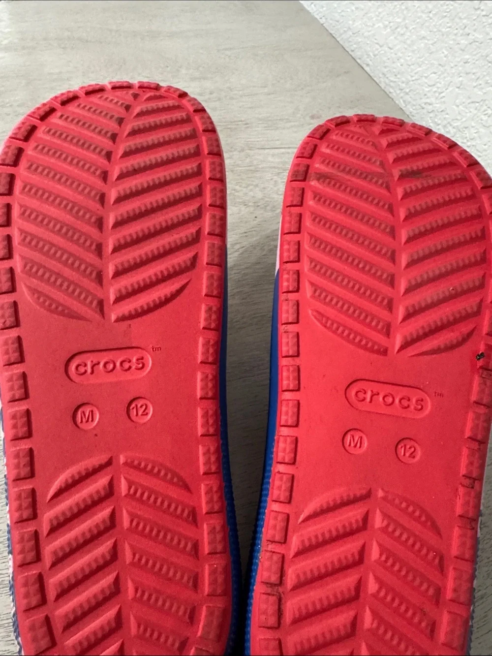 CROCS patriotic slide